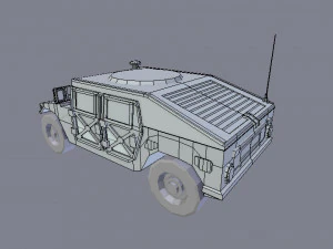 hummer hmmwv 3D Модель