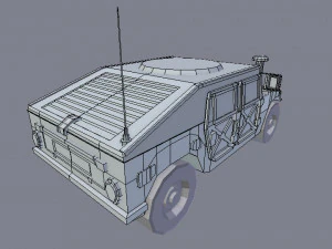 hummer hmmwv 3D Модель