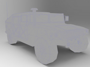 hummer hmmwv 3D Model