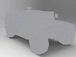 hummer hmmwv 3D Модель