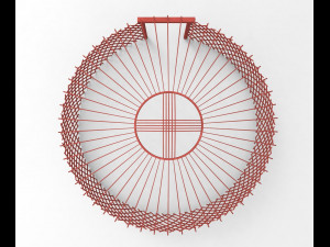kazakh yurt 3D 模型
