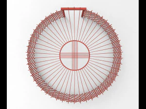 kazakh yurt 3D Model