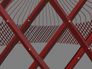kazakh yurt 3D 模型
