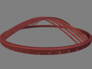 kazakh yurt 3D 模型