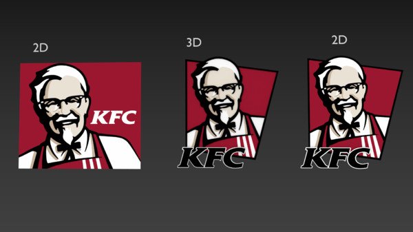 Download KFC logo Free Free 3D Model in Other 3DExport