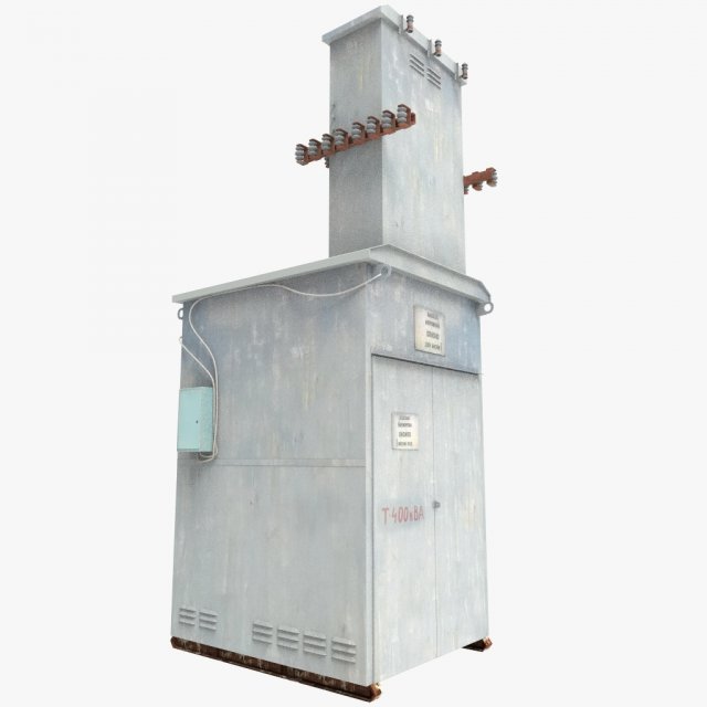 ktpt 25400 kva Model 3D .c4d .max .obj .3ds .fbx .stl .blend 