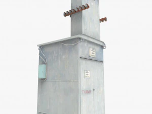 ktpt 25400 kva 3Dモデル