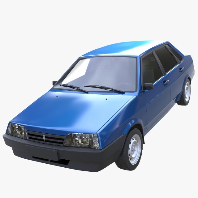 lada 21099 Modelo 3D .c4d .max .obj .3ds .fbx .stl .blend 