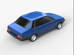 lada 21099 3D Model