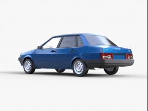lada 21099 3D Model