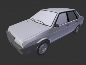 lada 21099 3D Model
