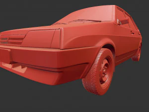 lada 21099 3D Model