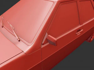 lada 21099 3D Model