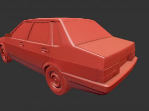 lada 21099 3D Model