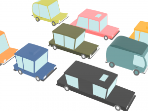 3d low poly car pack 2 3D 모델
