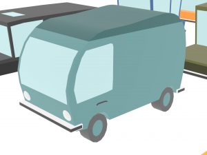 3d low poly car pack 2 3D 모델