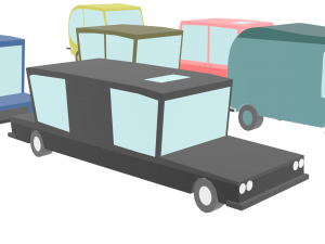 3d low poly car pack 2 3D 모델