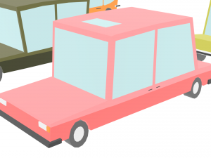 3d low poly car pack 2 3D 모델