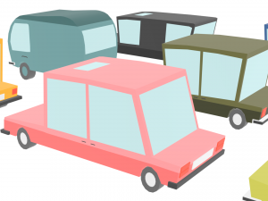 3d low poly car pack 2 3D 모델