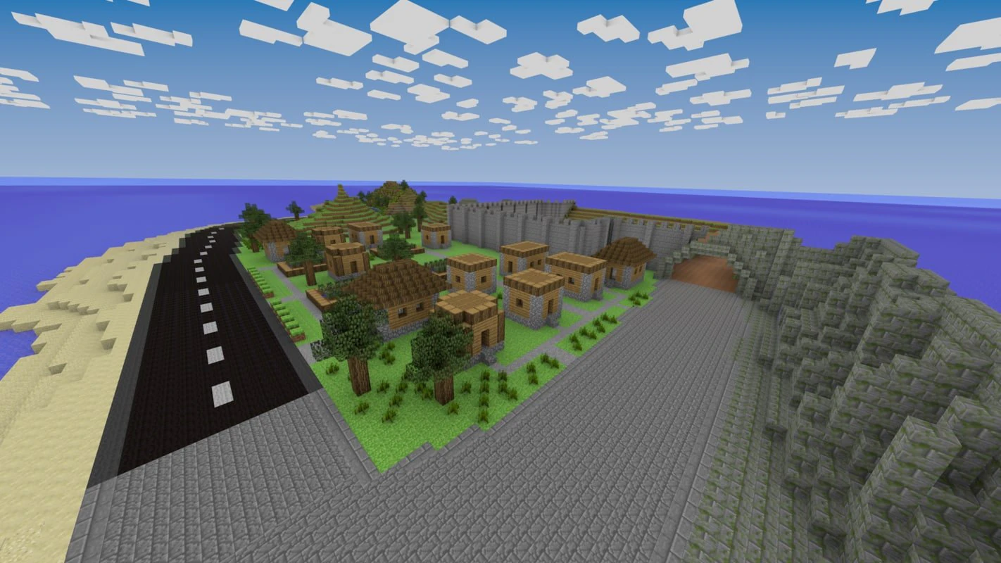 minecraft world 3D Model .c4d .max .obj .3ds .fbx .stl .blend