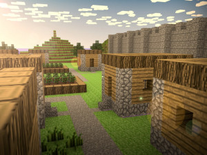 minecraft world Modello 3D
