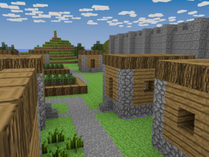 minecraft world Modello 3D