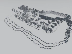 minecraft world 3D Model