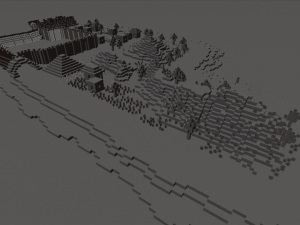 minecraft world Modello 3D