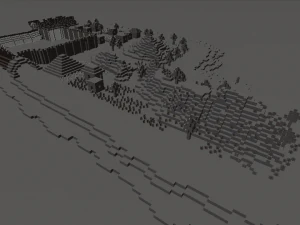 minecraft world 3D Model