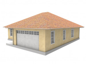 mediterranean style house 3D Model