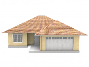 mediterranean style house 3D Model