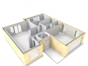 mediterranean style house 3D Model