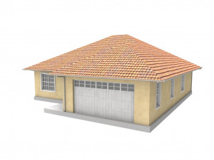 mediterranean style house 3D Model