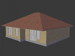 mediterranean style house 3D Model