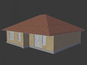 mediterranean style house 3D Model