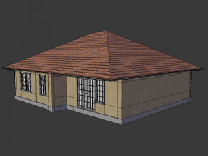 mediterranean style house 3D Model