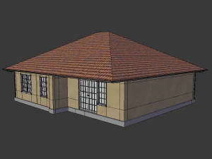 mediterranean style house 3D Model