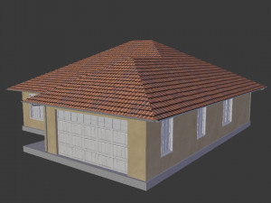 mediterranean style house 3D Model