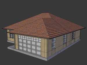mediterranean style house 3D Model
