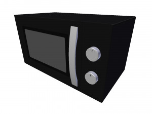 3d microwave oven model 3D Модель