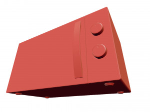 3d microwave oven model 3D Модель