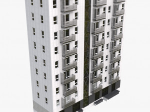 new european flat 3D 模型