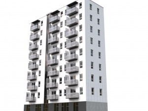 new european flat 3Dモデル