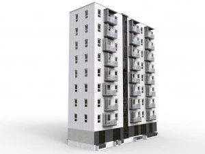 new european flat 3D Model