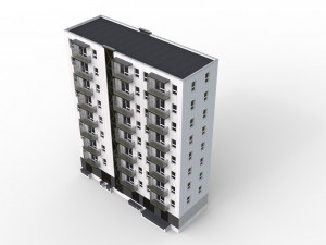 new european flat 3Dモデル
