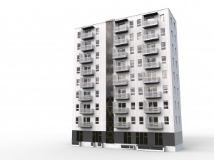 new european flat 3Dモデル
