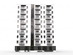 new european flat 3D Model