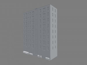 new european flat 3Dモデル