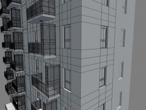 new european flat 3Dモデル