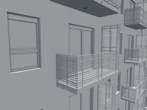 new european flat 3Dモデル